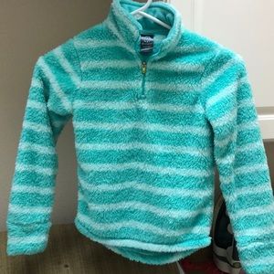 girls half zip pullover